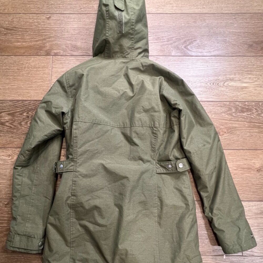 Columbia Penns Creek Women's Thermal Coil Hooded Insulated Jacket Olive Sz Small - Picture 15 of 16